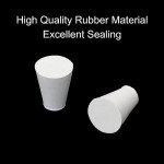 Kyuionty 12 Pack Solid Rubber Lab Stoppers