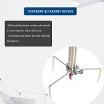 Stainless Steel Vacuum Chamber with Gauge & Tripod