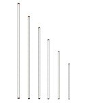 6PCS Round Glass Stirring Rod Set - 15.8" to 6