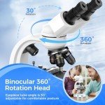 Binocular Microscope with 40X-2000X Magnification