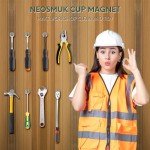 Neosmuk 60lbs Neodymium Disc Magnets - 10 Pack