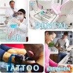 3 Pack Stainless Steel Dental Procedure Instrument Trays