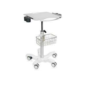 Height Adjustable Mobile Stainless Steel Medical Cart