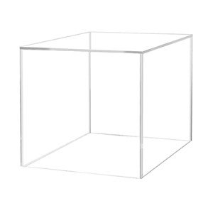 10" Acrylic Display Riser Box with Open Side