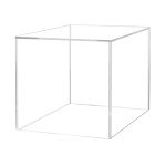 10" Acrylic Display Riser Box with Open Side