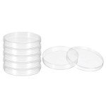 PATIKIL 100mm Plastic Petri Dishes - 6 Pack