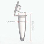 0.2ml Graduated PCR Microcentrifuge Tubes - 1000pcs