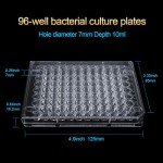 LVDALAB 96 Well Petri Dishes - Pack of 10