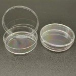 Set of 30 Clear Plastic Petri Dishes