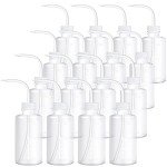 18-Pack 250ml Plastic Squeeze Wash Bottles