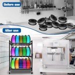 360° Rolling 3D Printer Filament Storage Rack