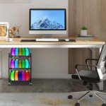 360° Rolling 3D Printer Filament Storage Rack