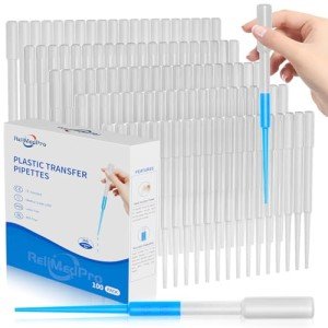 100 PCS 3ML Disposable Dropper Pipettes for Labs