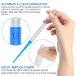 100 PCS 3ML Disposable Dropper Pipettes for Labs