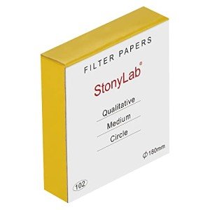 Stonylab 180mm Qualitative Filter Paper Circles 100 Pack
