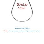 StonyLab 100mL Borosilicate Recovery Flask 24/40