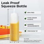 Precision Squeeze Bottle for Sauces and Condiments