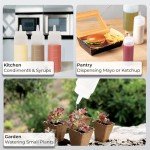 Precision Squeeze Bottle for Sauces and Condiments