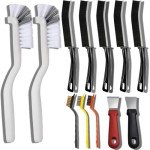 12Pcs Hard Bristle Crevice Cleaning Brush Set