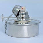 Stainless Steel Dental Alcohol Burner with Cap 100ml