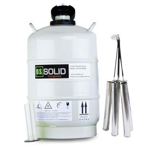 20L Cryogenic Liquid Nitrogen Dewar Tank with Carry Bag
