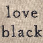 Love My Black Lab Dish Towel by Primitives