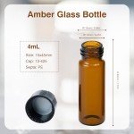 1 Dram Amber Glass Vials - Pack of 20