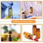 1 Dram Amber Glass Vials - Pack of 20