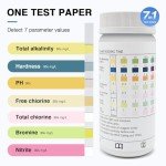 100pcs 7-in-1 Aquarium & Water Test Strips