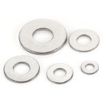 20 Pack 1/2" Stainless Steel Flat Washers
