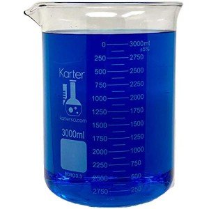 3000ml Low Form Griffin Beaker - Borosilicate Glass