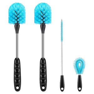 3-in-1 Water Bottle Brush Set - Long Handle