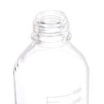 1000ml Graduated Round Glass Lab Bottles - 2 Pack