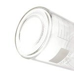 1000ml Graduated Round Glass Lab Bottles - 2 Pack