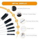 6-Piece Straw Cleaner Brush Set for Bottles
