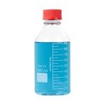 1000ml Graduated Round Glass Lab Bottles - 2 Pack