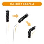 6-Piece Straw Cleaner Brush Set for Bottles