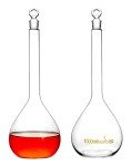 QWORK 1000ml Borosilicate Volumetric Flask Set