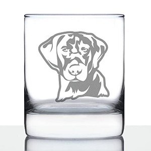 Black Lab Whiskey Rocks Glass - Fun Gift Tumbler