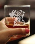 Black Lab Whiskey Rocks Glass - Fun Gift Tumbler
