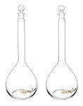 QWORK 1000ml Borosilicate Volumetric Flask Set