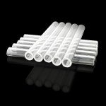 20 Clear Glass Tubes - 4 Inches Long