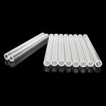 20 Clear Glass Tubes - 4 Inches Long