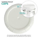 Milk Bottle Replacement Caps - 24 Pack