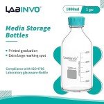 1000ml Borosilicate Glass Media Storage Bottle