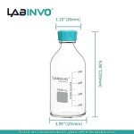 1000ml Borosilicate Glass Media Storage Bottle