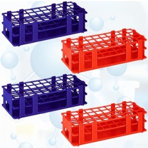 4-Pack Detachable Plastic Test Tube Rack