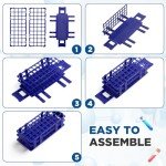 4-Pack Detachable Plastic Test Tube Rack