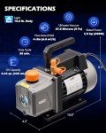 Orion Motor Tech AC Vacuum Pump and Gauge Kit