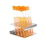 ULAB Stainless Steel Z-Shaped Test Tube Racks - 2 Pack